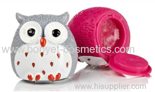 2014 new colorful owl shape lip gloss