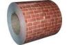 ASTM A653 SGCC Galvanized Color Coated Steel Coil HDP Painted With Brick Colored