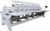 Flat Bed 12 needle eight head Embroidery Machine for cloth / glove