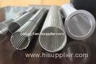 General Industrial Perforated Metal Tube Filter / Fluid Pipe Metal Mesh Products