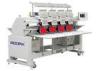 commercial Leather clothing Tubular Multi-Head Embroidery Machine / equipment