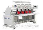 commercial Leather clothing Tubular Multi-Head Embroidery Machine / equipment