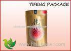 Customed Printed Kraft Paper Bag With Zip Top For Tea Coffee Packaging