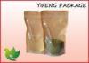 Recyclable Plastic Kraft Paper Bag Gravure Printing Tea Stand Up Pouches