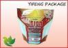 Stand Up Plastic Resealable Bag With Printing For Tobacco Packaging