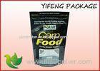 Stand Up Food Packaging Zip Lock Plastic Bags Custom Printed 250g 500g