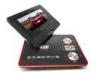 Black, Red, Blue 9inch Portable Car Dvd Player With Tv / Usb / Sd Jack / Evd / Hd / Cd / Fm / Games