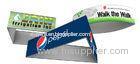 10ft Fabric Triangle Hanging Banner Display For Exhibition Advertising