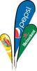 Portable Promotional Outdoor Advertising Flying Banners , Display Flag