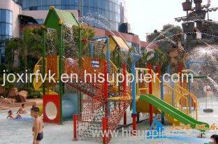 Multi level Platforms Splashing Water Aqua Tower Water Playground Equipment for adults