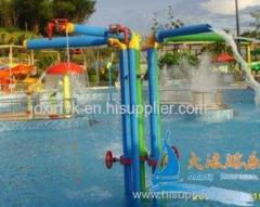 Raining Post Aqua Spray Leisure World Aquasplash Water Park Slides Equipment For Kids