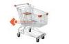 Zinc plated Cold steel Wire Grocery carts Asian design 125L