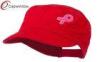 Red Breast Cancer Embroidered Army Baseball Hats Adjustable For Girl