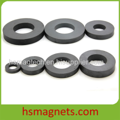 High Performance Hard Sintered Ferrite Strontium Ring Magnet