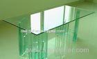 Commercial Reflective Flat Tempered Window Glass Heat Insulation , Polished Edge