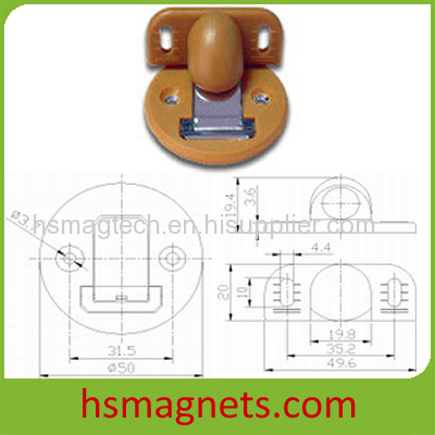 Neodymium Magnet Magnetic Door Catcher Assembly