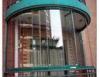 Bent Laminated Tempered Glass For Curtain Wall , Toughened , Green / Blue With CCC & ISO