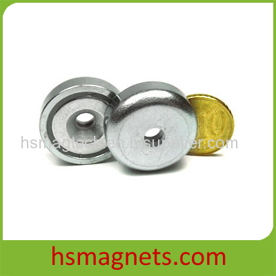 Sintered Neodymium-Iron-Boron Nickel (Ni/Cu/Ni) Coating Countersunk Magnet