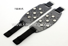 2014hot sell ice grippers for shoes ice spikes for climbing fishing ice snow glass golf