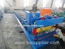 Hydraulic Cutter Roof Panel Roll Forming Machine With PLC Control System