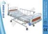 Foldable Three Crank Manual Hospital Bed Clinic Medical Bed For Elderly