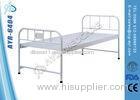 Hospital Metal Flat Bed Medical Manual Platform Bed Without Functions