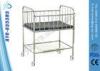 Portable Stainless Steel Baby Hospital Bed Medical Baby Bassinet