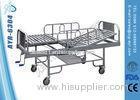 2 Function Manual Elderly Hospital Bed Nursing Bed With Mattress / Overbed table