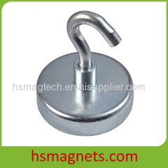Pot NdFeB Magnet With Hook