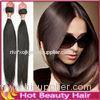 Silky Straight Remy Virgin Peruvian Human Hair Extensions Tangle-Free