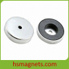 Hard Ring Ferrite Pot Magnet With Countersunk