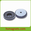 Anisotropic Sintered Permanent Ferrite Magnets With Countersunk Holes