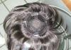 Customized Gray Swiss Lace Top Closure Toupee , Chinese Human Hair Toupee