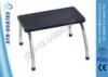 Hosptial Bed Accessories Stainless Steel Single Foot Step With Anti-skidding Top