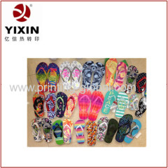 2014 new hot stamping foil with colorful pattern for slippers