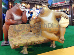 life size cartoon statue cartoon bear