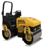 double drum driving road roller for sale 2900kg