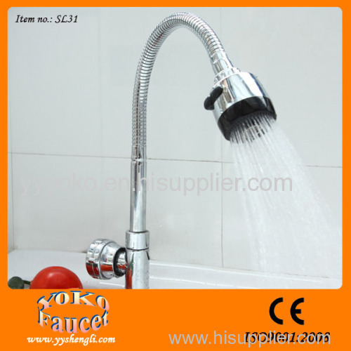 Good quality kitchen faucet chrome Free Flexsible Hose Single Handle with 2-function
