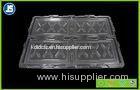 PVC Plastic Transparent Rectangular Tray With Embossing Printing For Food