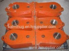 High Wear-resistant Castings , Crusher Hammer Castings Mn13 / Mn13Cr2