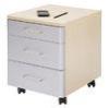 Modern particle board 3 Drawer Wood File Cabinet / Filing Cabinets