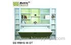 Green modern twin Murphy Wall Bed cum Office Table , hidden wall bed