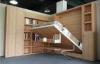 Folding Wall Bed Double Size Space Saving Wall Bed With Bookshelf and Table