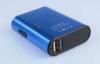 4400mAh Blue Dual USB Power Bank With Flashlight Led