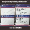 Custom Very Sticky Blank Sun-proof ink Printing Priority Mail Fragile EggShell Vinyl Stickers from China for Grrafiti Ar