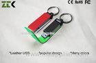 32GB Promotional Gifts Fast USB Flash Memory With Key Ring , Red / Green