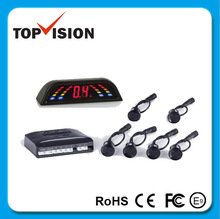 Car Parking Sensor System Distance Control Sensor With Led Display With 4 Sensor