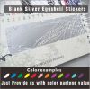 Self Adhesive Silver Ultra Destructible Vinyl Labels Silver Tamper Evident UDV Labels Silver Eggshell Graffiti Sticker