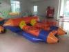 4 Person Colourful PVC Inflatable Boat With 2 Seats For Seaside Water Park