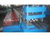 PLC Control Crash Barrie Guardrail Roll Forming Machine , Highway Guardrail Making Line